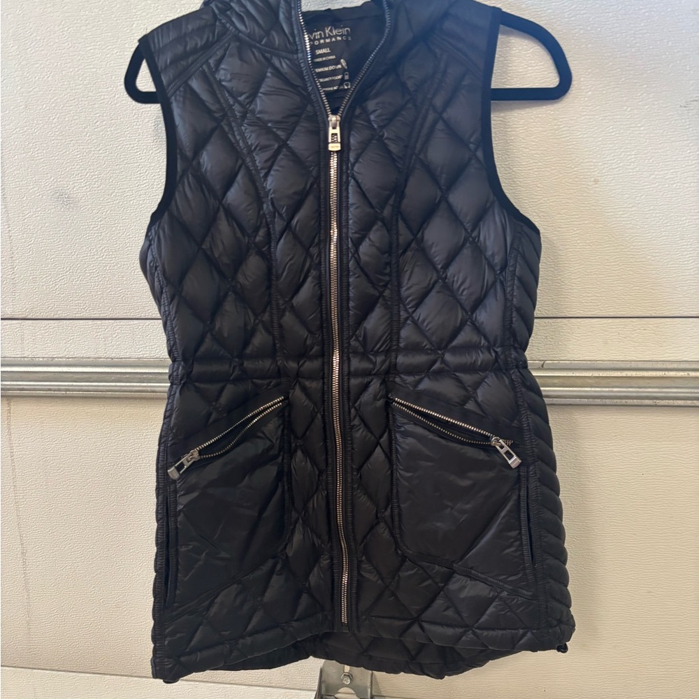 Calvin Klein Black Quilted Vest